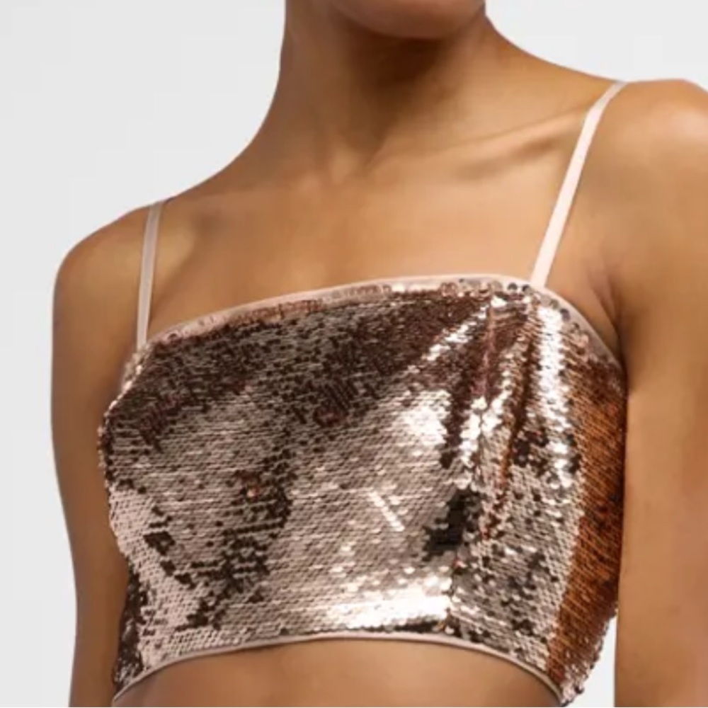 Cinq A Sept
Nikki Sequined Crop Top